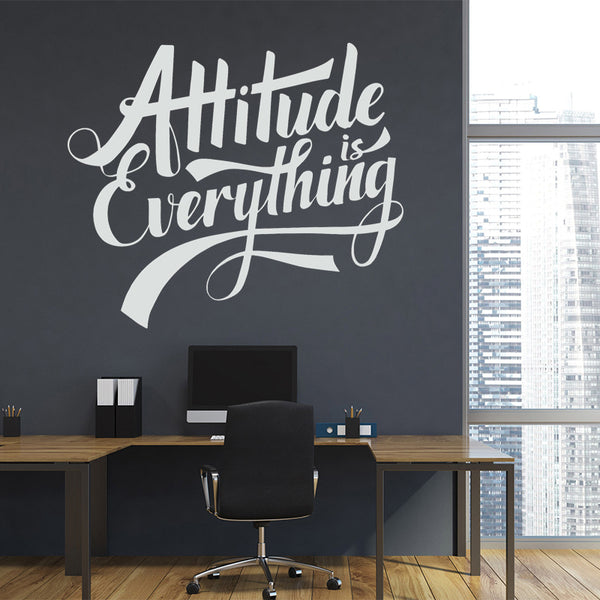 Attitude is Everything wall decals