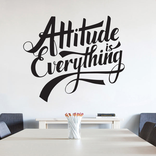 Attitude is Everything wall decals