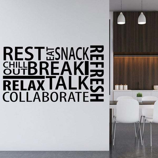 Office Decor Inspirational Quotes Sayings Decal