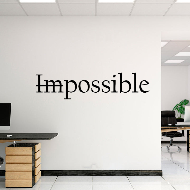 Office Wall Quotes Decor Decal