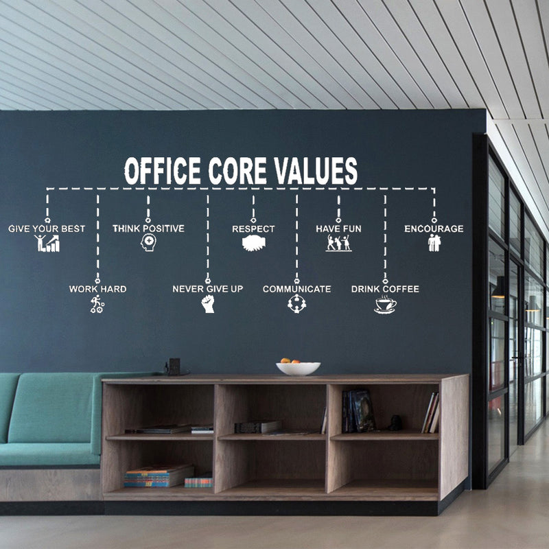 Office core values - Office wall decals