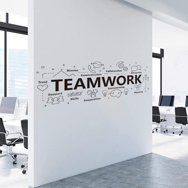 Teamwork Office Walll Decor Decal