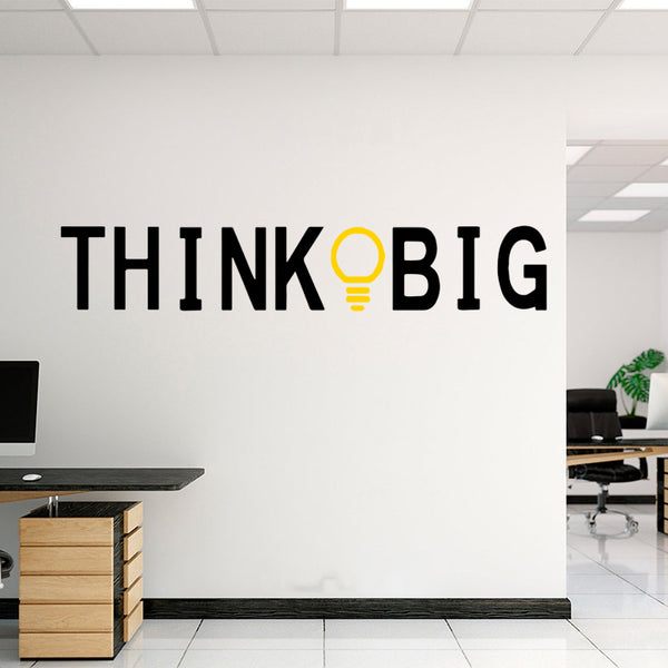 Think Big Office Decor Wall Quotes Decal