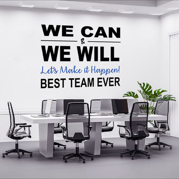 best team ever - office wall quotes decals