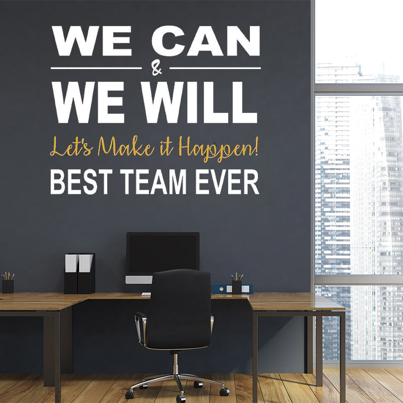 best team ever - office wall quotes decals