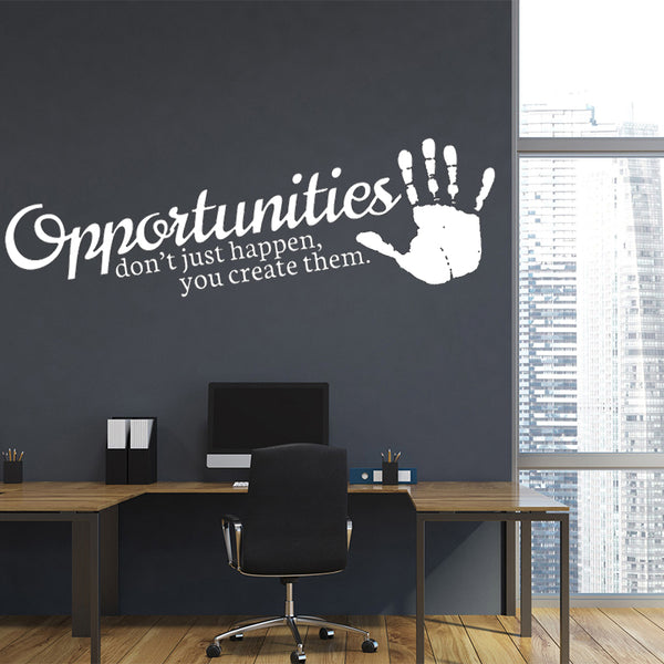 create opportunities- office wall decals