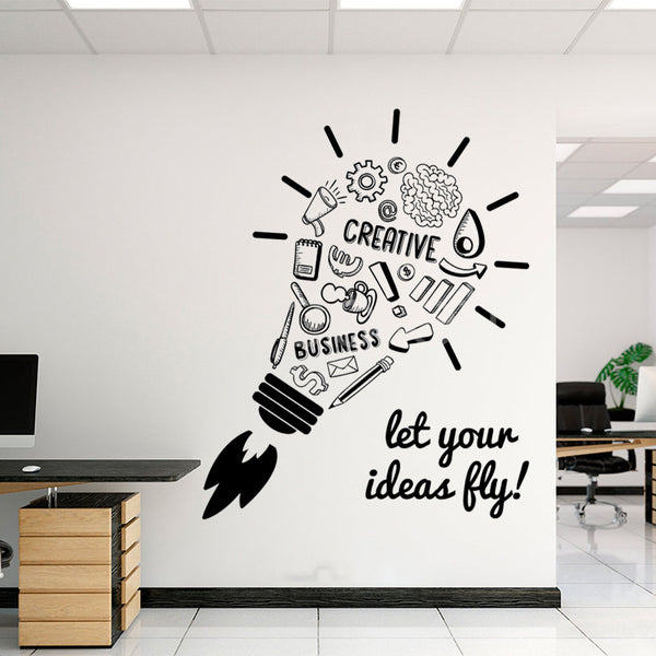 let your ideas fly Vinyl Wall Decal