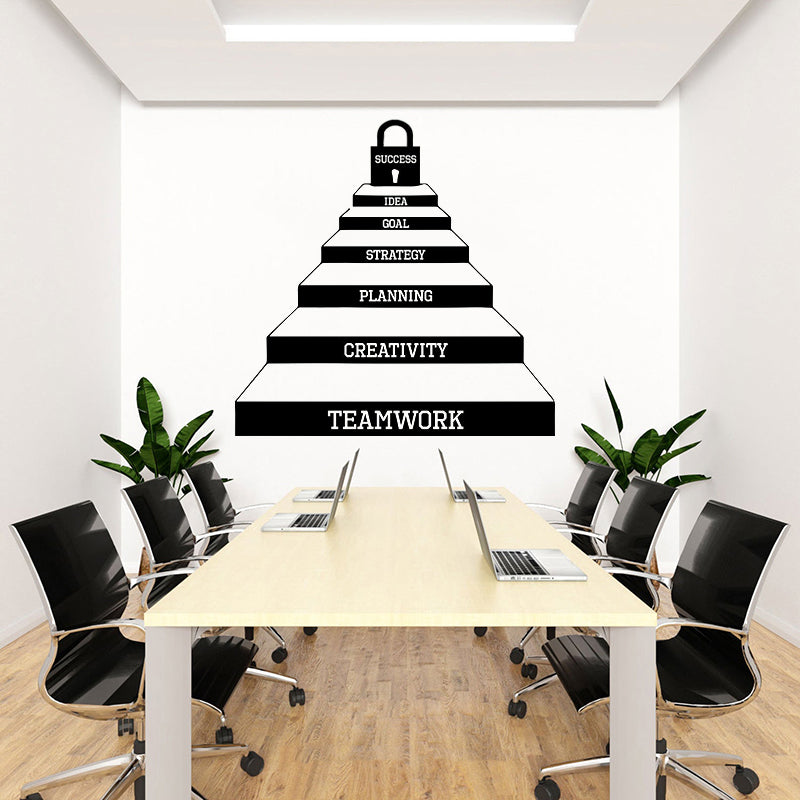 Alert your team members what make success-office decal